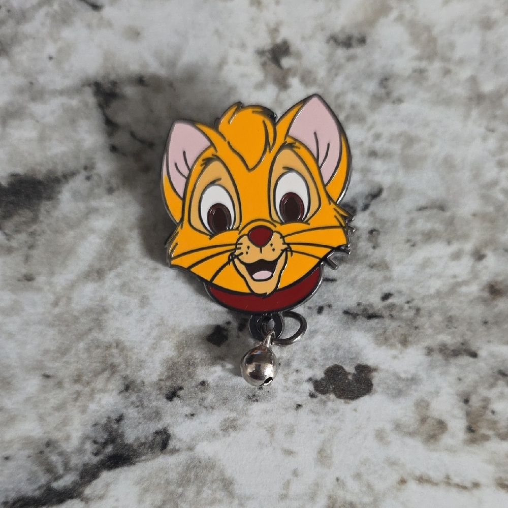 Orange Cat Loungefly Pin